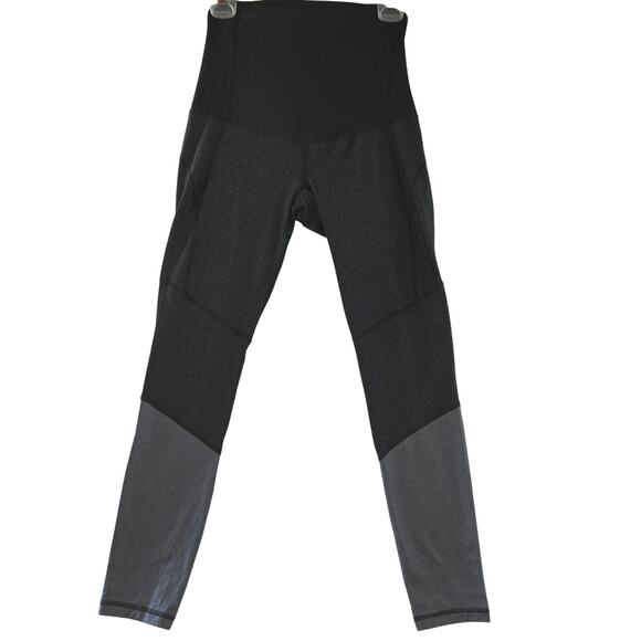 Isabel Maternity Activewear Leggings Gray/Black Size M - Picture 1 of 7